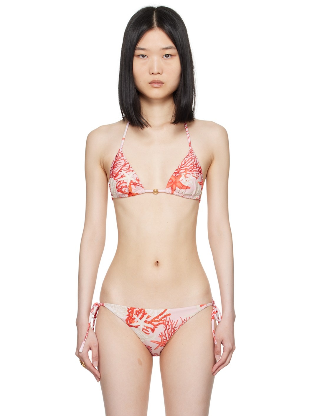 Pink Barocco Sea Bikini Bottom - 1