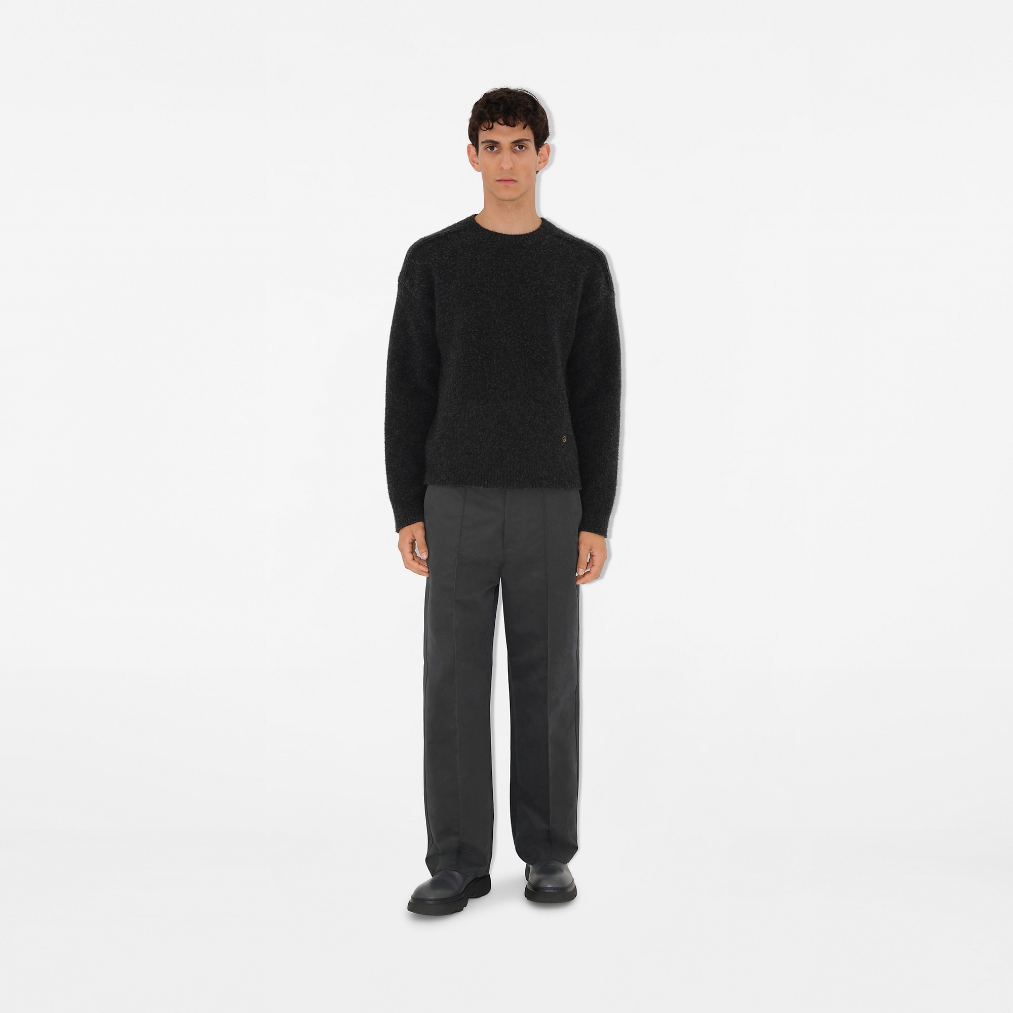 Cotton Nylon Tailored Trousers - 2