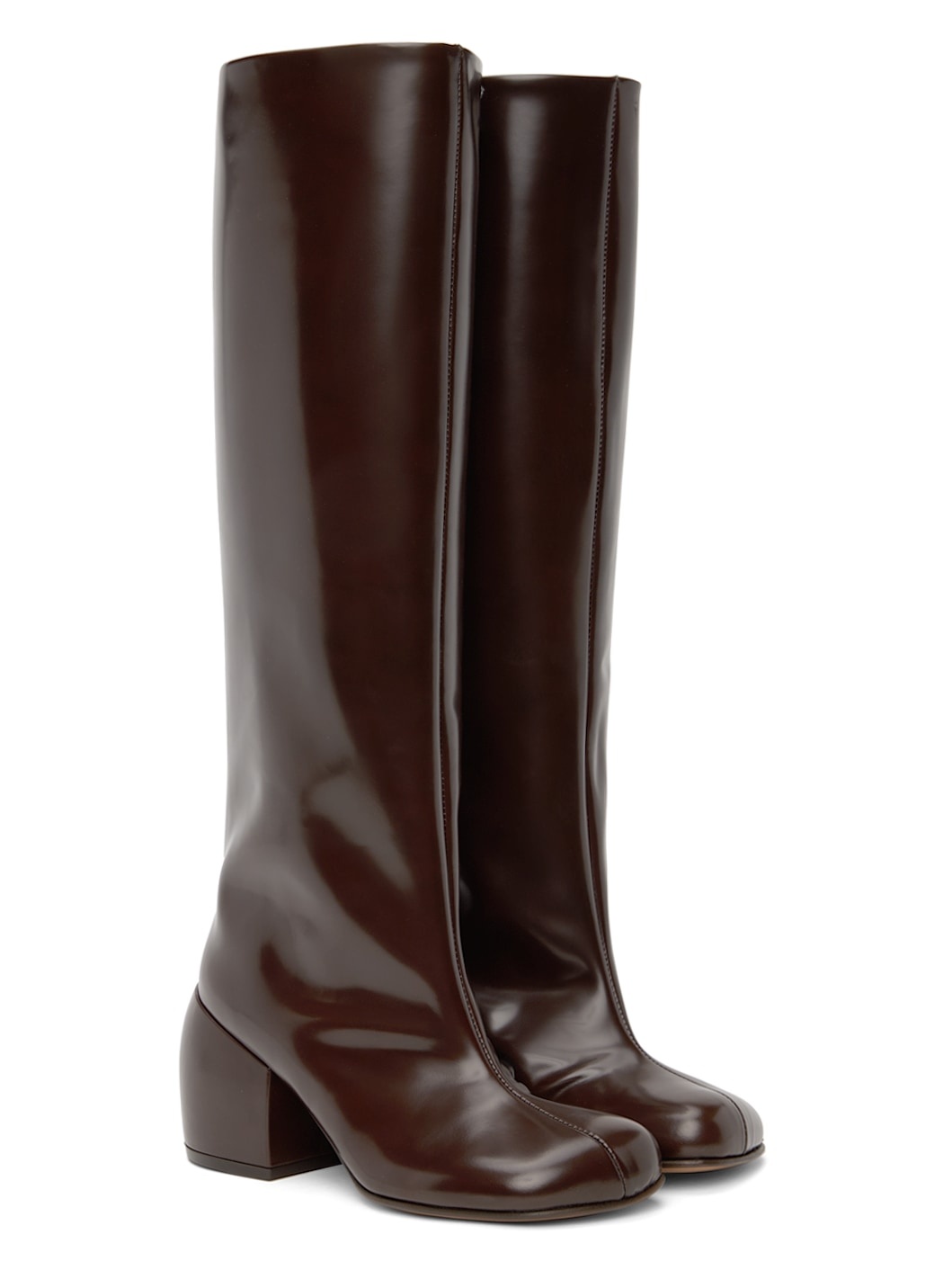 【送料&関税込】Dries Van Noten High Boots SSENSE Exclusive Black Tall Boots by Dries Van Noten on Sale
