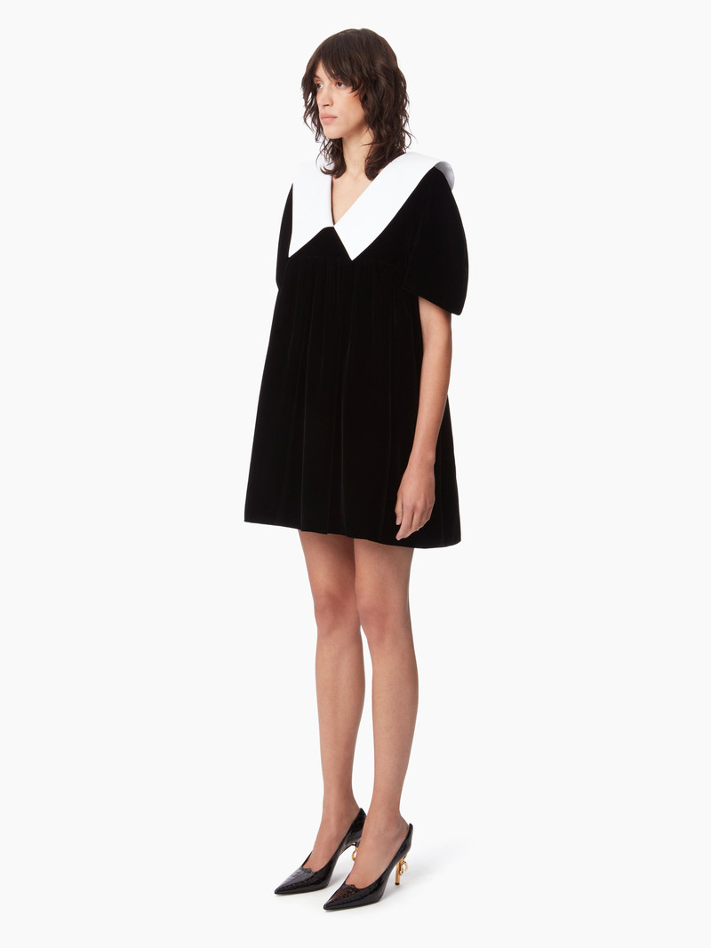 NINA RICCI VELVET BABYDOLL DRESS outlook