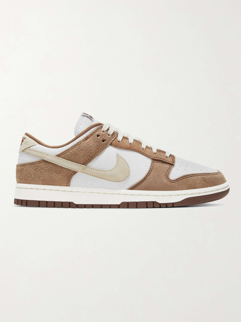 Dunk Low PRM Suede and Leather Sneakers - 1