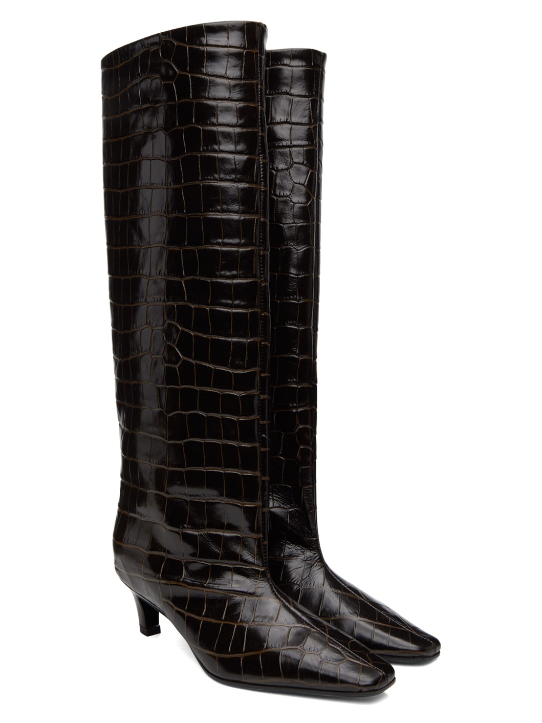 Brown 'The Wide Shaft' Boots - 4