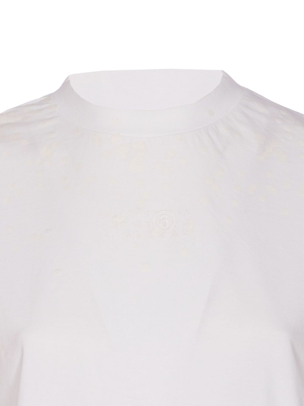 embroidered crew-neck T-shirt - 4