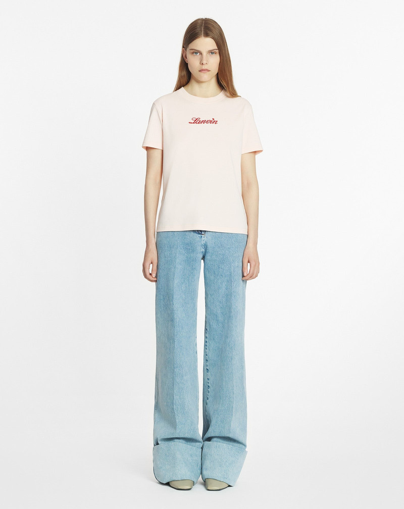 Lanvin WIDE-LEG CUFFED DENIM PANTS outlook