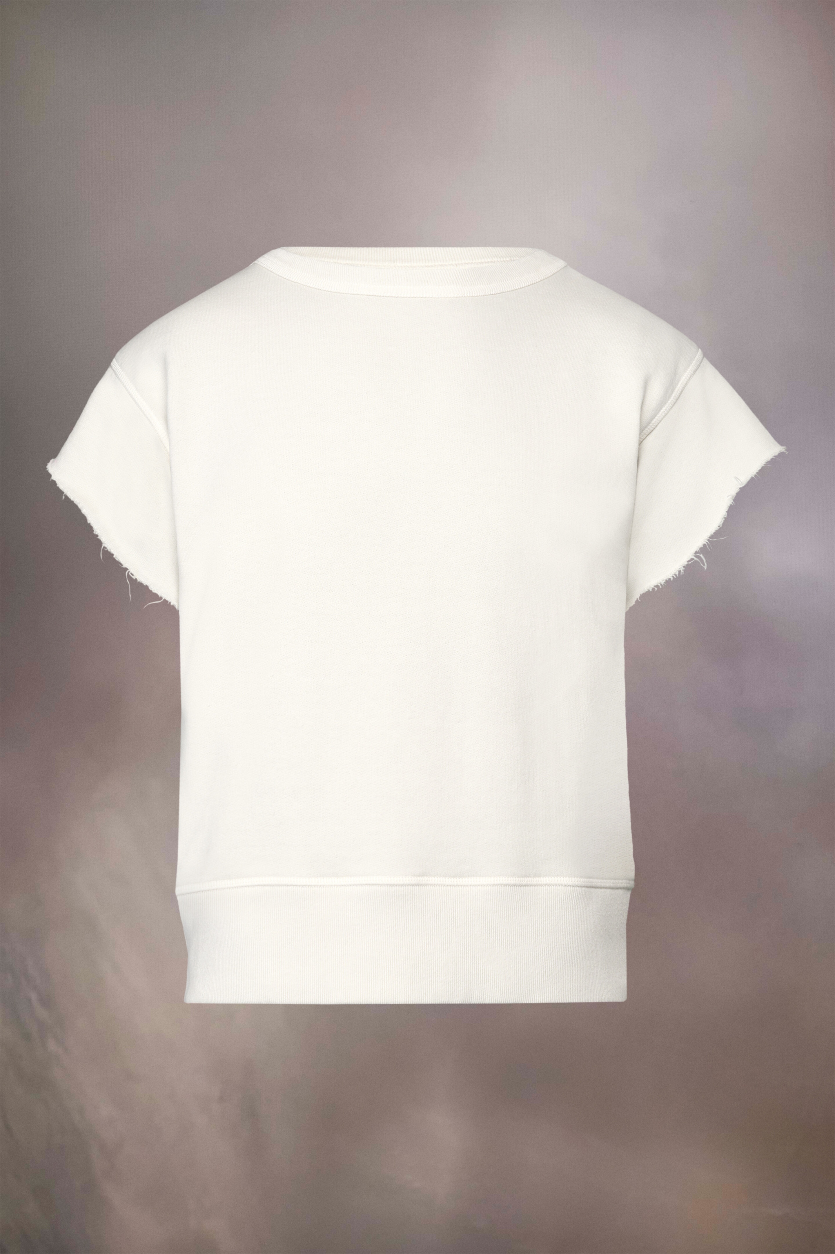 Organic cotton short-sleeve sweatshirt - 1