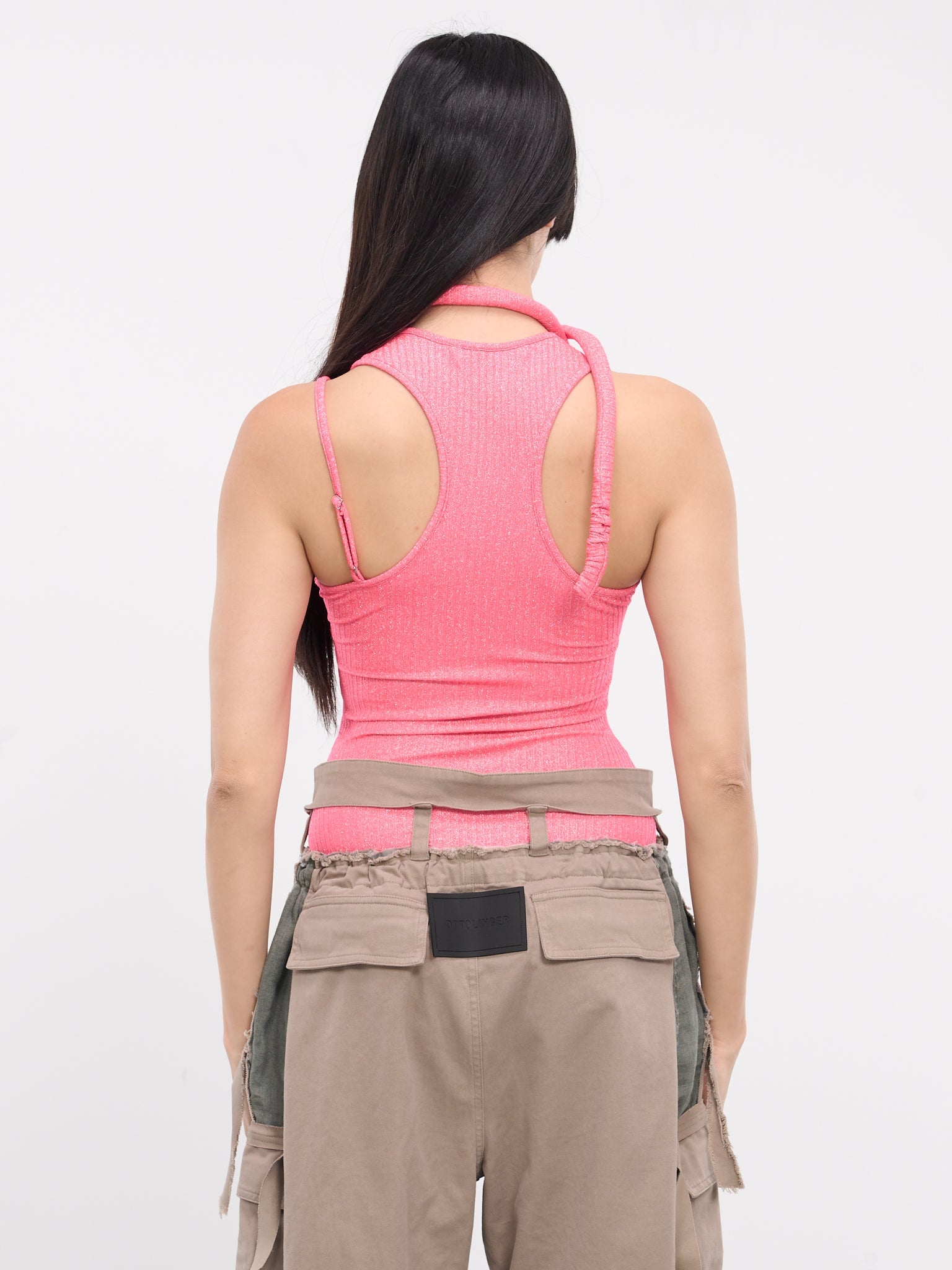 Layered Cut-Out Tank Top - 3