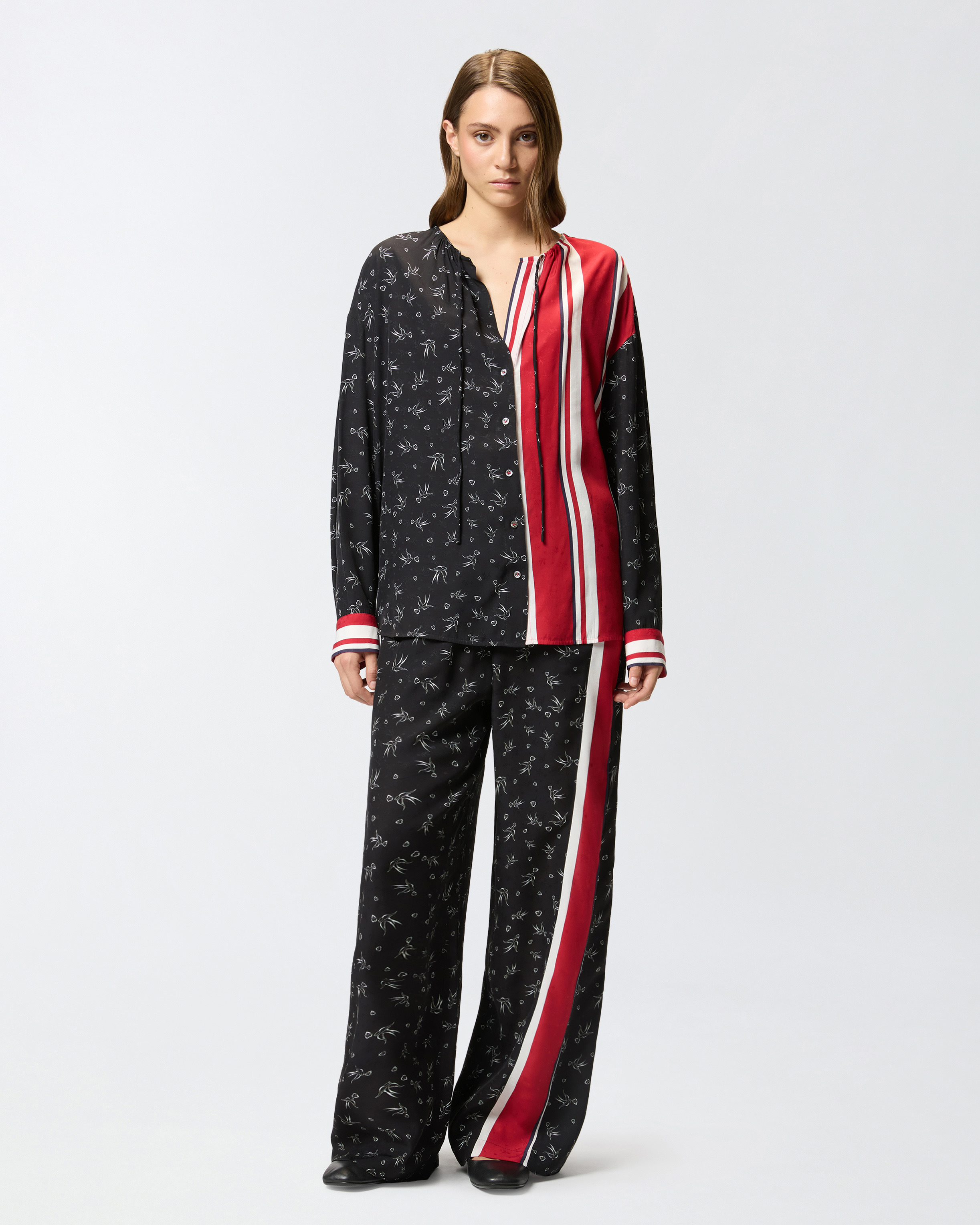 PRINTED VISCOSE JACQUARD SHIRT - 3