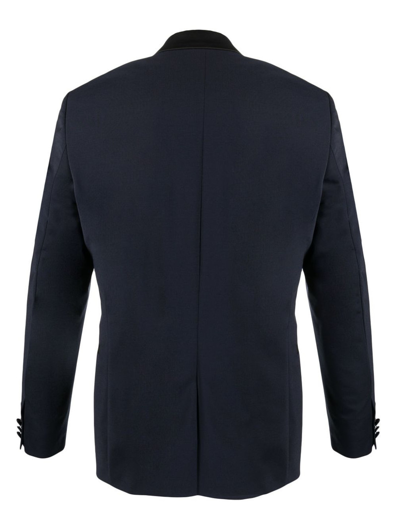 HUGO single-breasted tuxedo blazer outlook