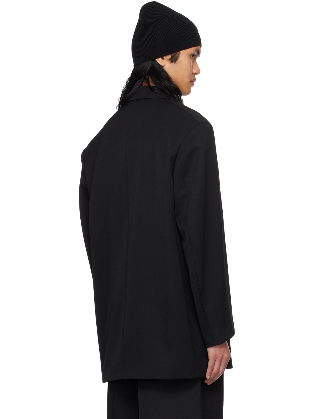 Black Tailored Blazer - 3