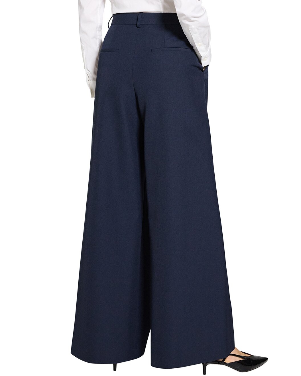 Theory Triple Pleat Wool-Blend Pant - 2