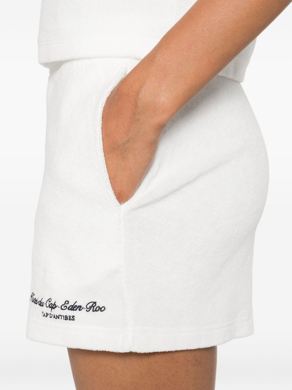 embroidered cotton shorts - 5