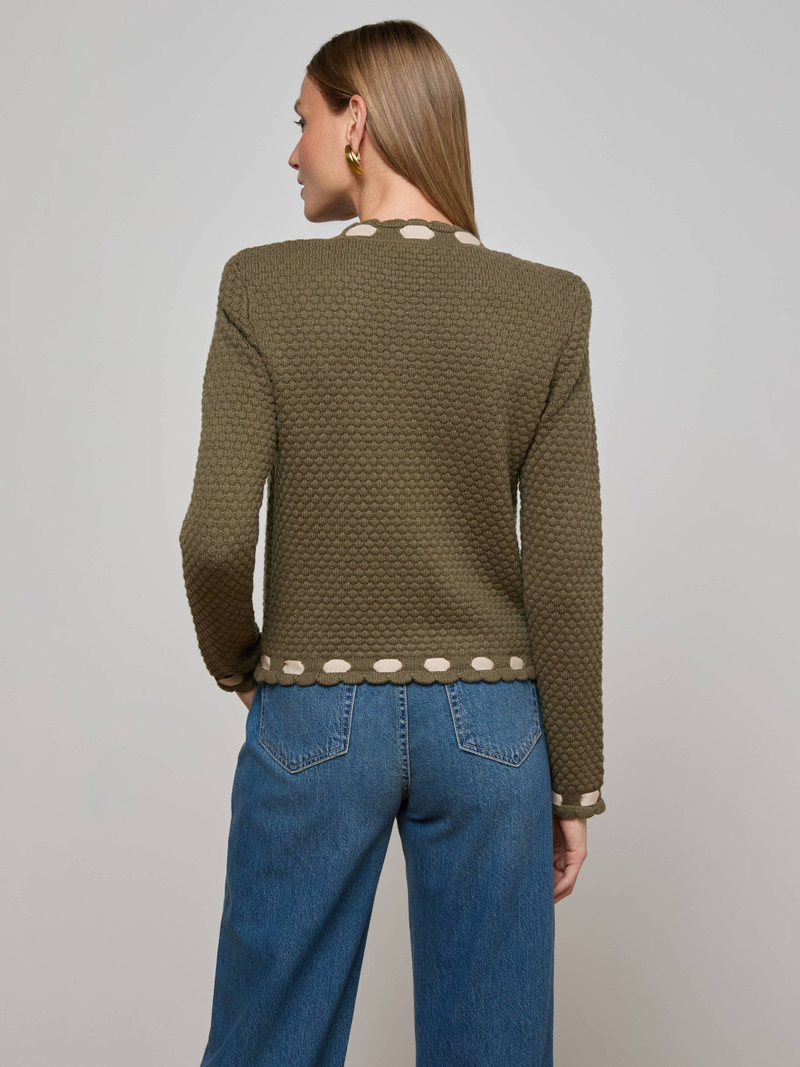 Astor Contrast Trim Cardigan 5