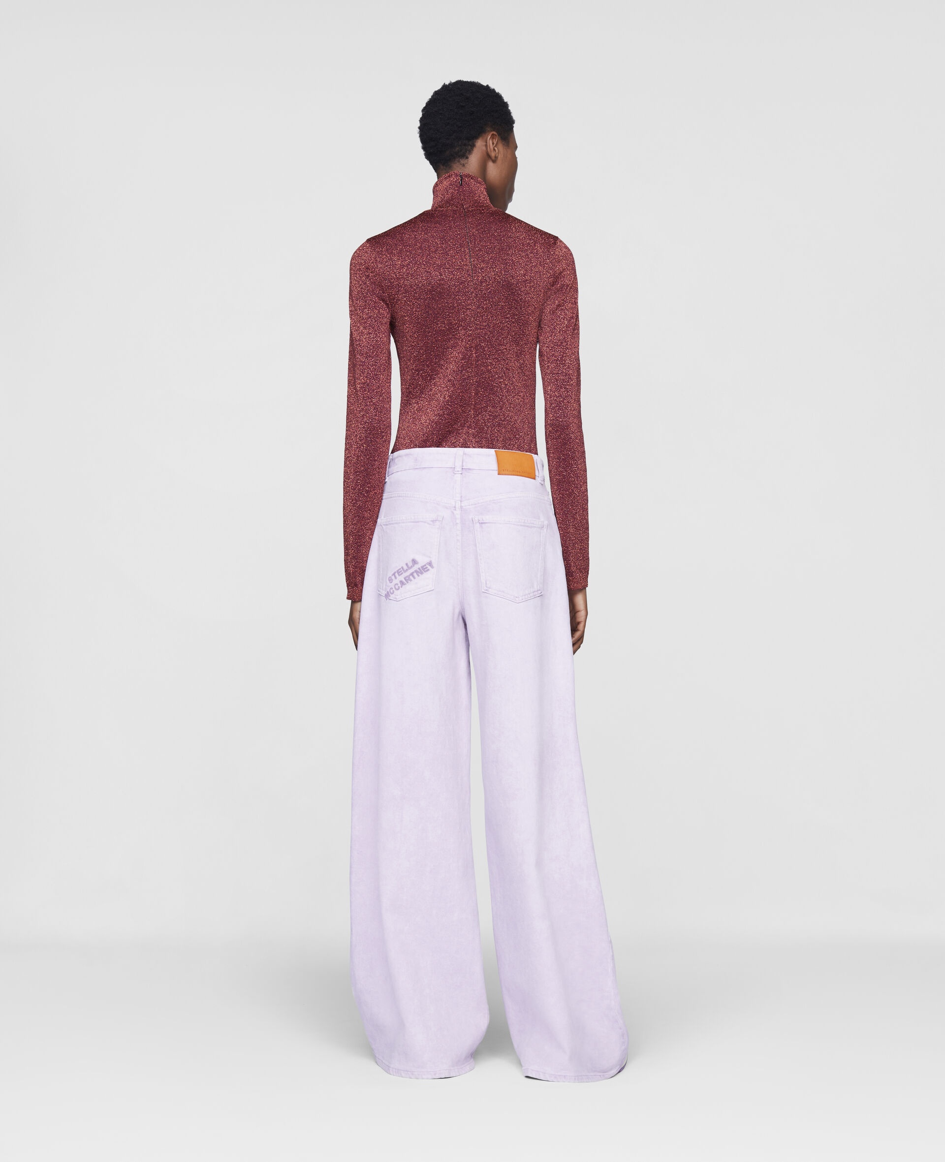 Flared Denim Pants - 3