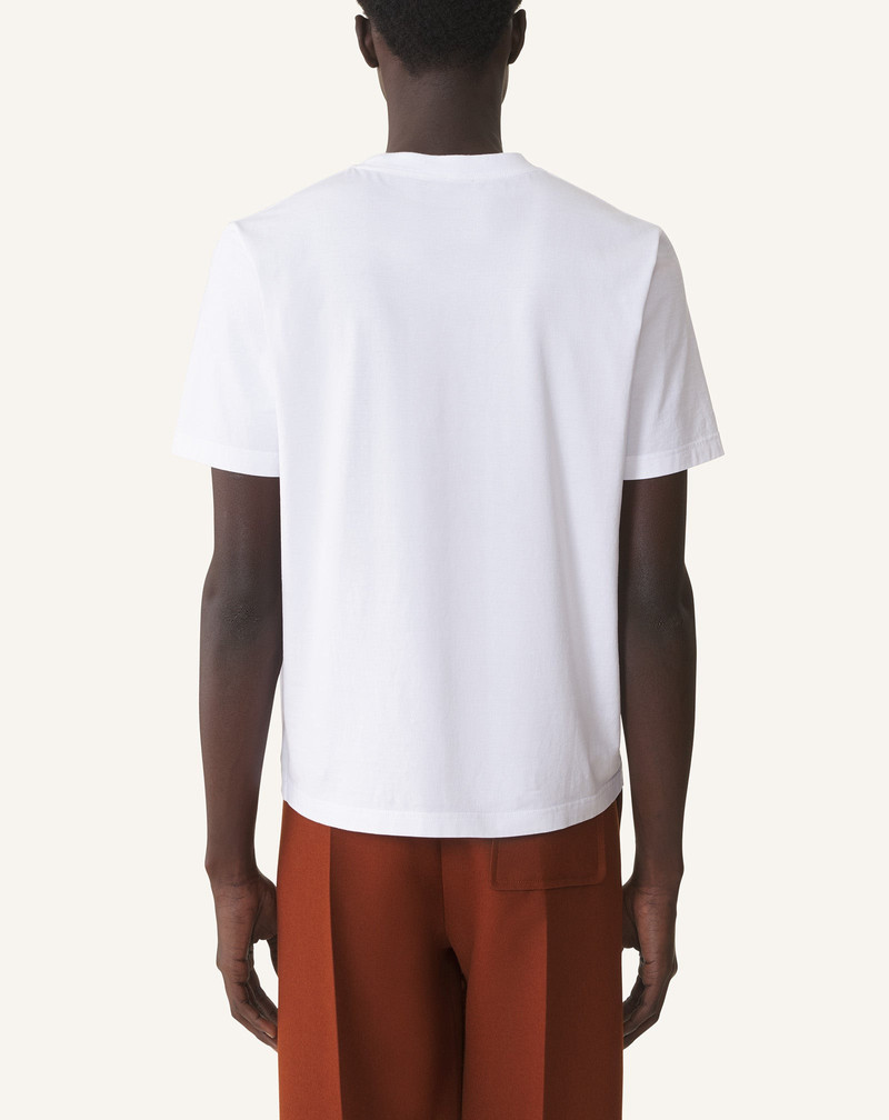 LANVIN EMBROIDERED COTTON T-SHIRT 4