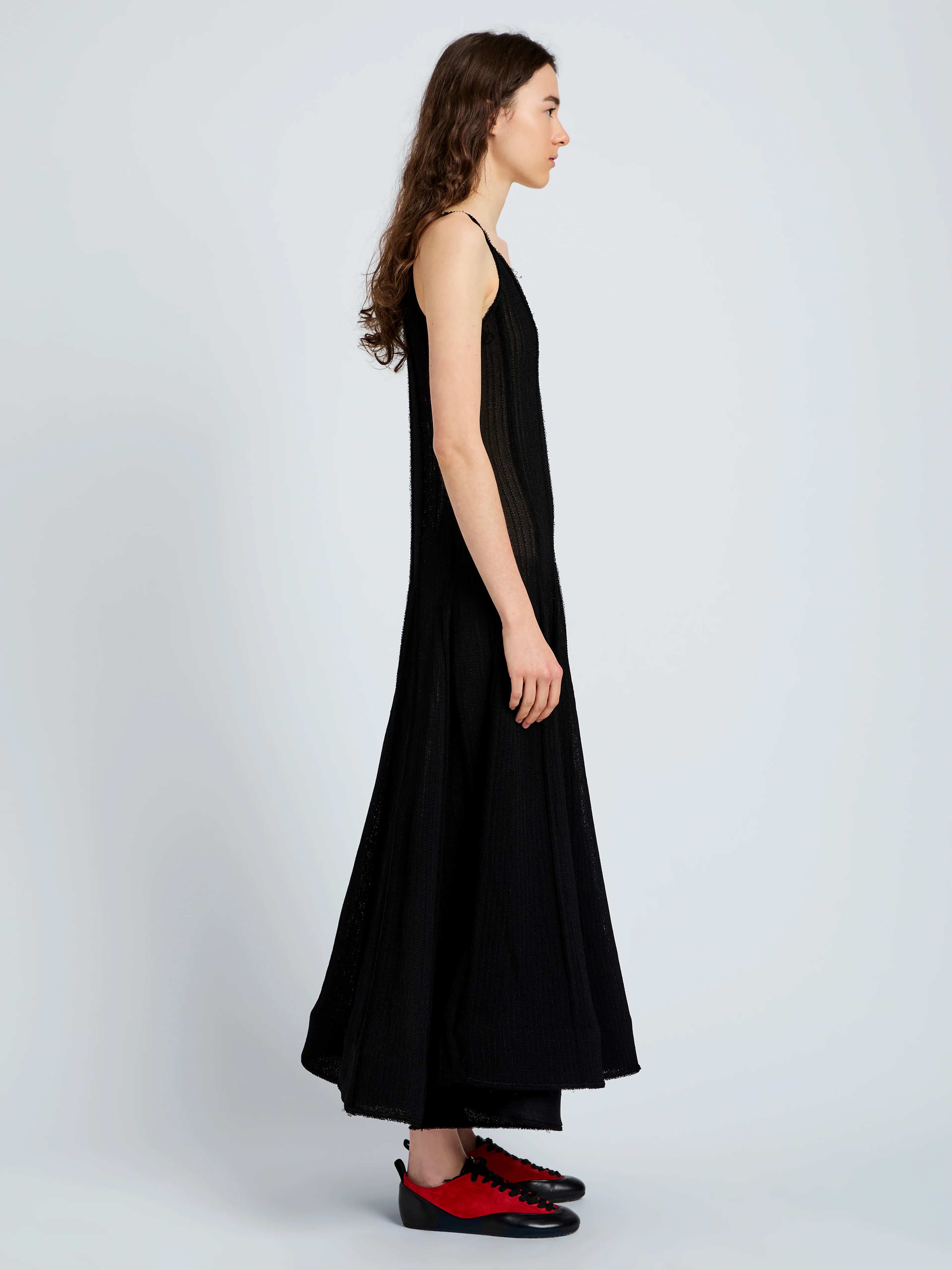 Tavia Dress in Viscose Fringe Knit - 3