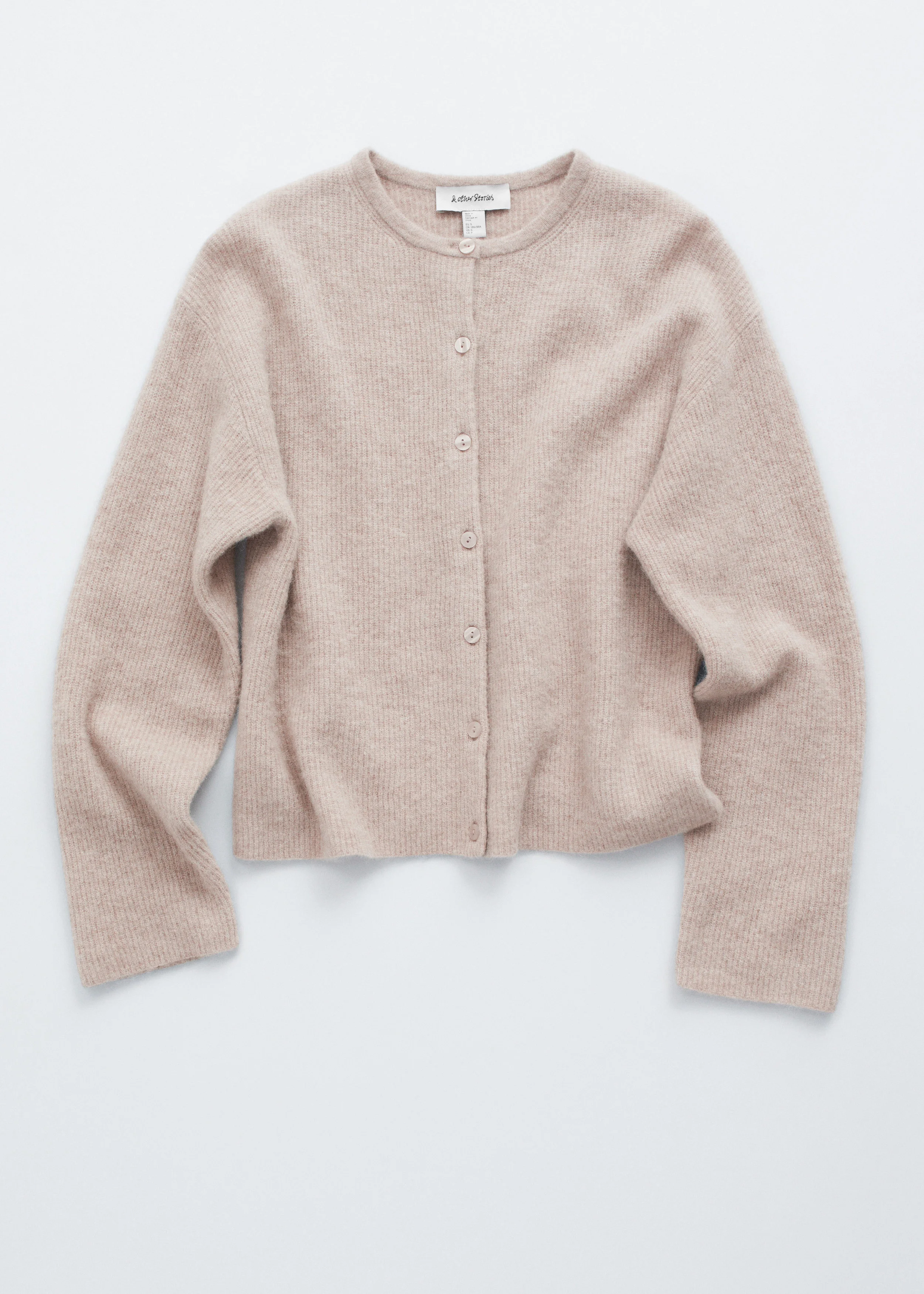 Alpaca-Blend Knitted Cardigan - 1