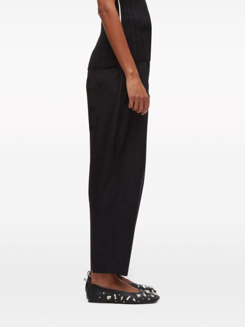 buckled tapered trousers - 4