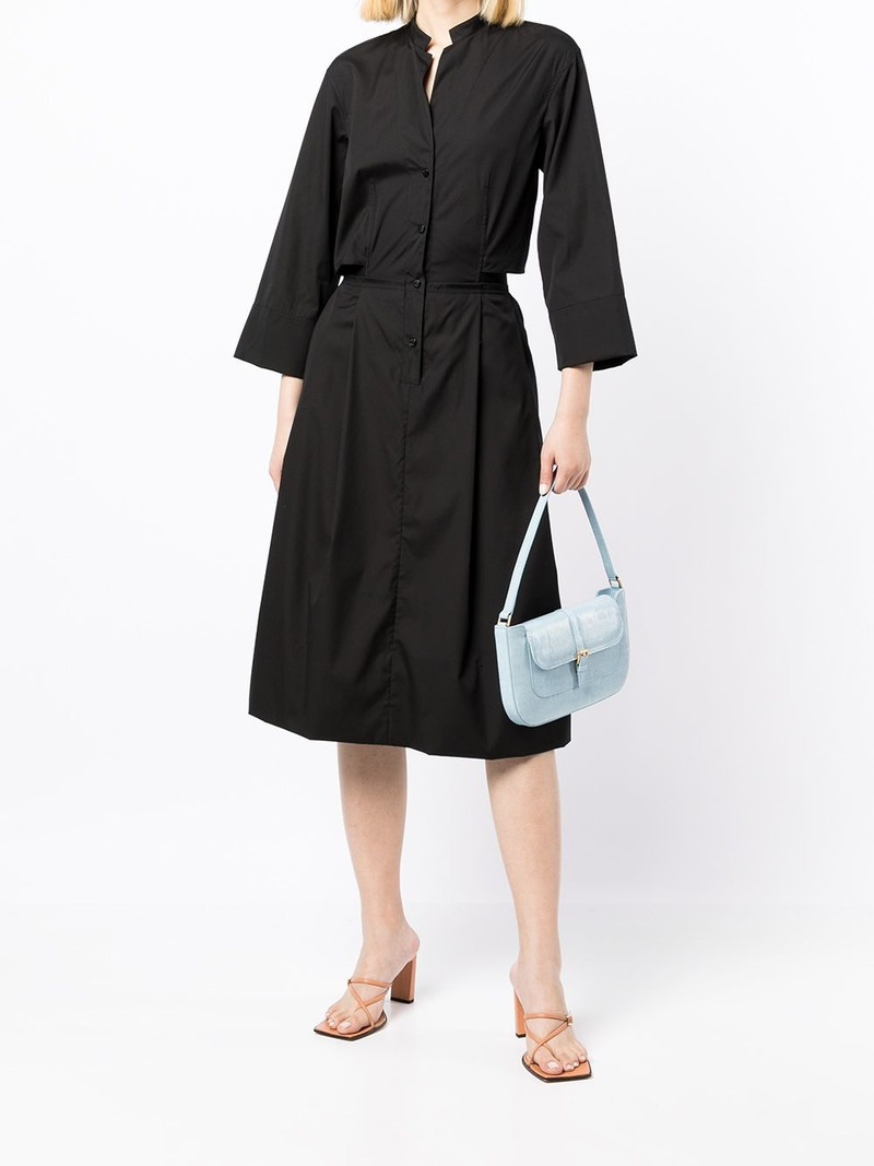 AGNONA three-quarter midi shirt dress outlook