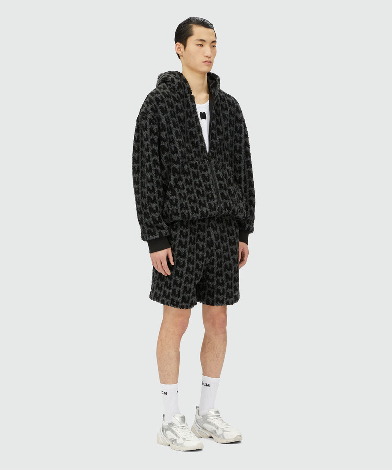 Faux-fur jacquard "TheMwave" jacket 4