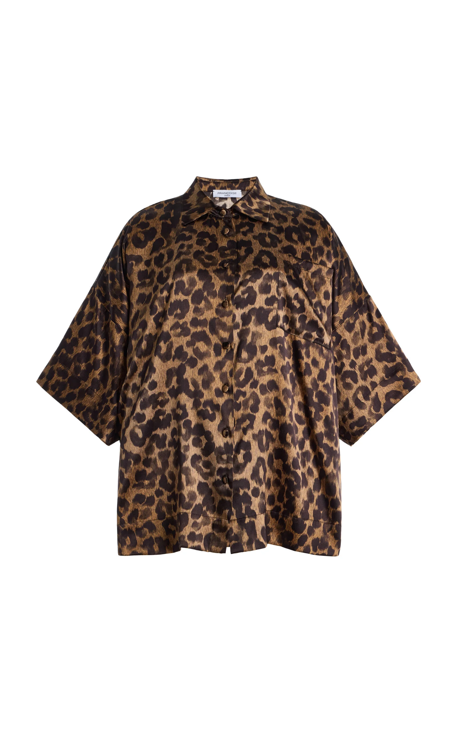 Zaoua Leopard Silk Shirt - 1