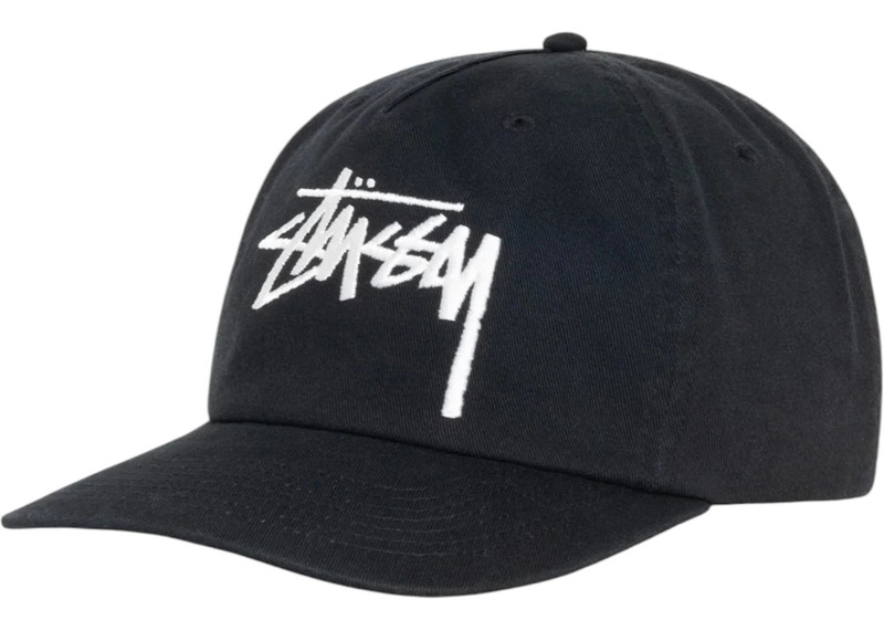 Stüssy Stussy Mid-Depth Big Stock Snapback (SS25) Shadow Black outlook