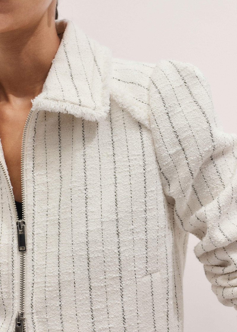 ME+EM Stripe Bomber Jacket outlook