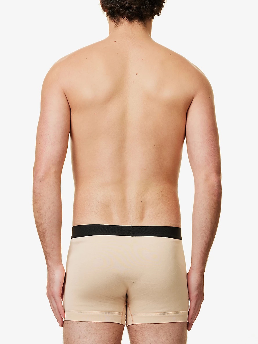 Logo-embroidered cotton-blend jersey boxers - 3