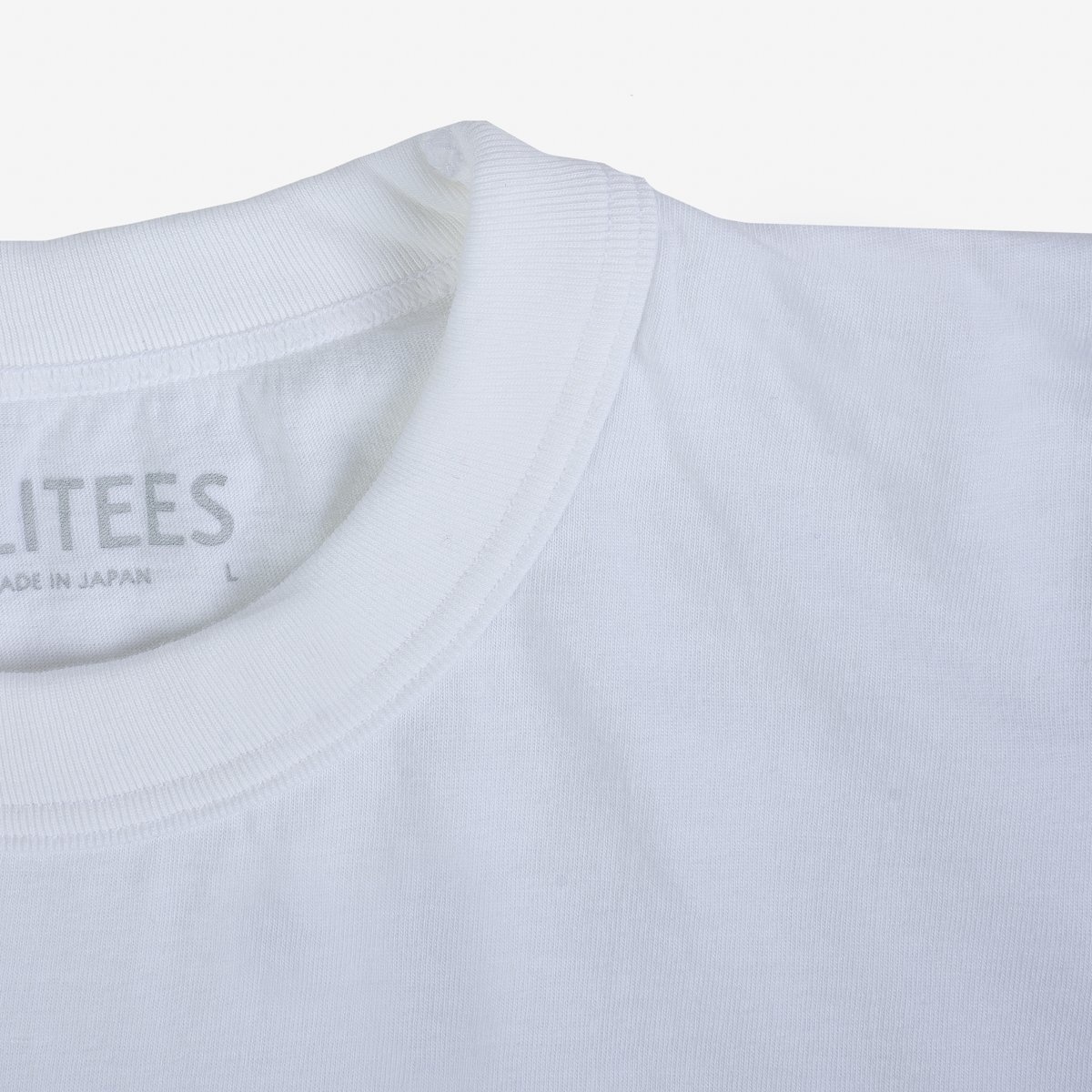 UTIL-WHT UTILITEES - 5.5oz Loopwheel Crew Neck T-Shirt - White - 5