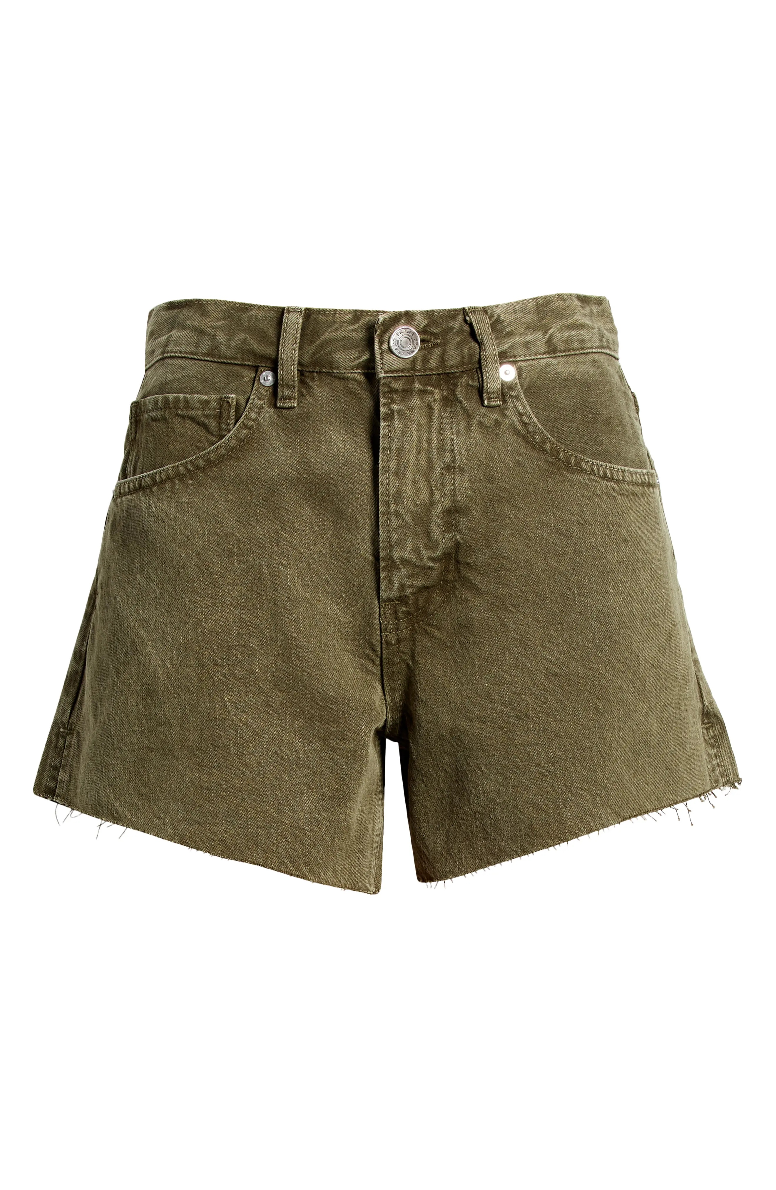 Le Super High Raw Hem Cutoff Denim Shorts - 5