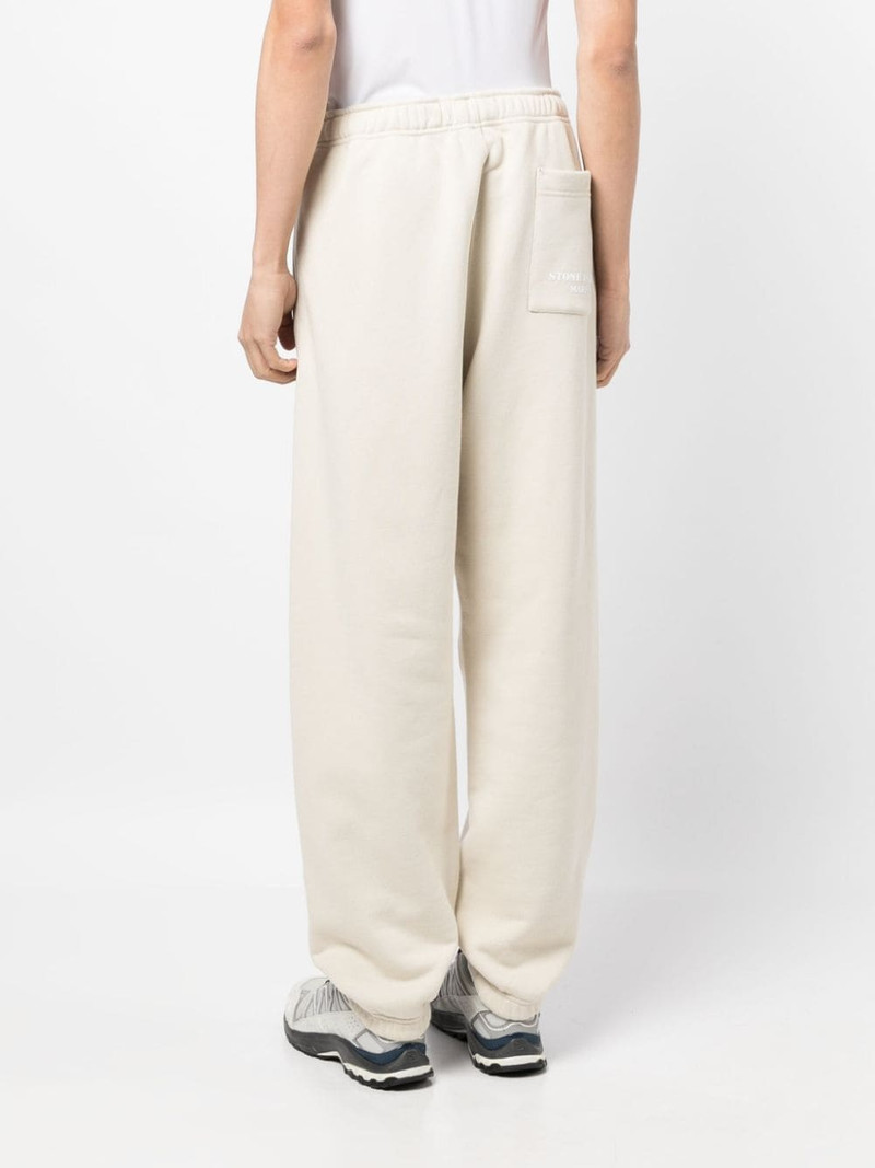 logo-appliquÃ© cotton track pants 4