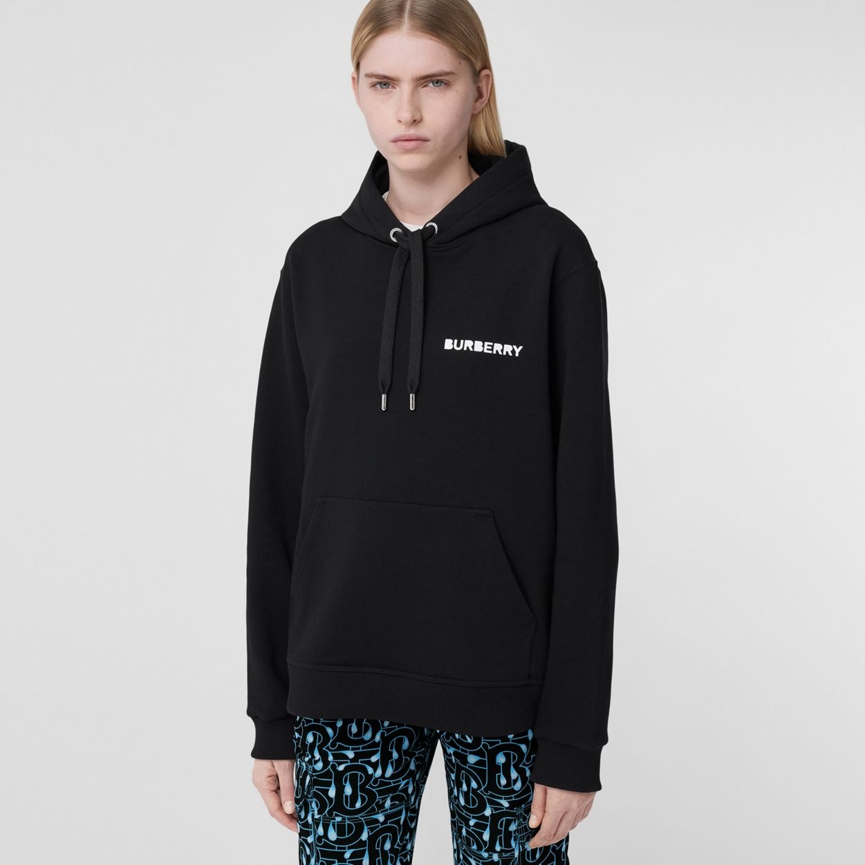 Logo Print Cotton Oversized Hoodie - Exclusive Capsule Collection - 2