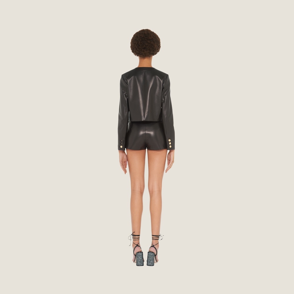 Nappa-leather shorts - 2