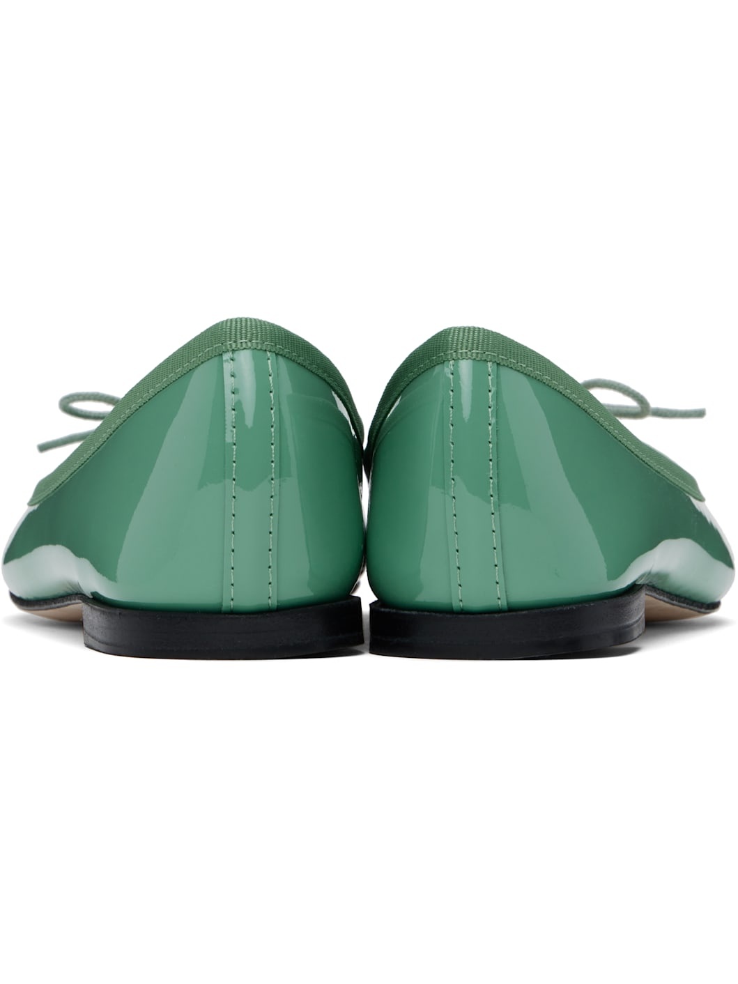 SSENSE Exclusive Green Cendrillon Ballerina Flats - 2
