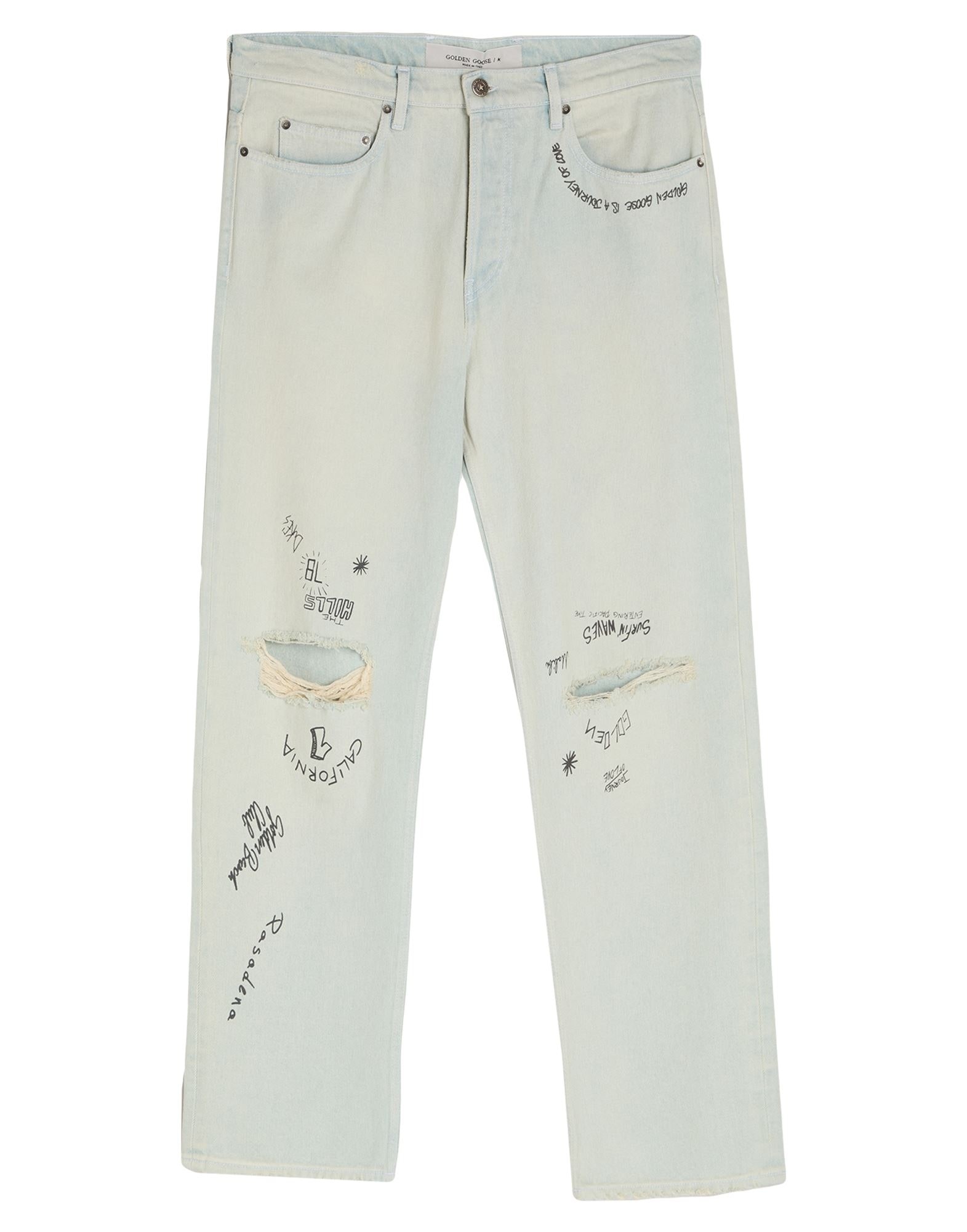 Blue Men's Denim Pants - 1
