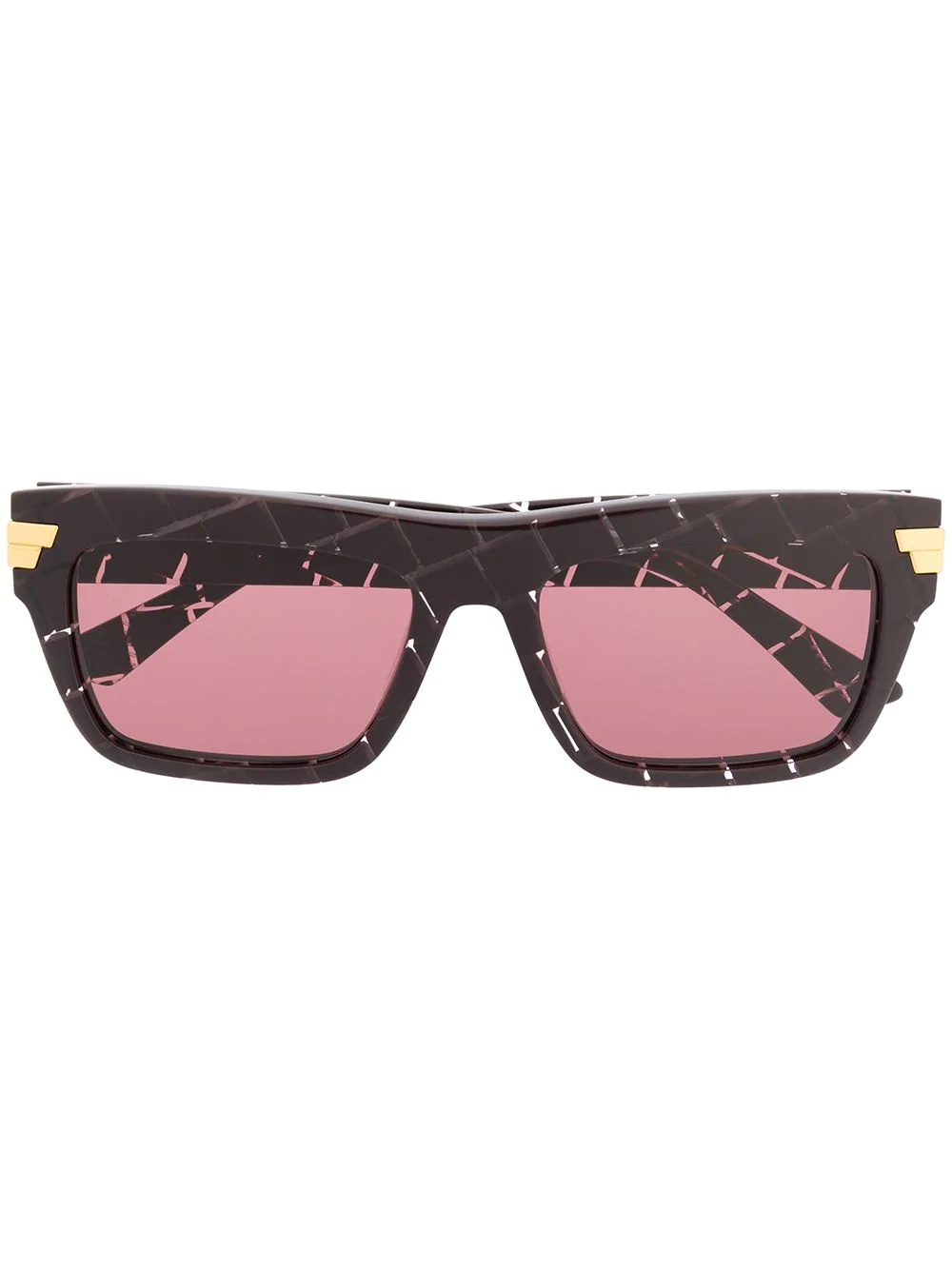 square-frame sunglasses - 1