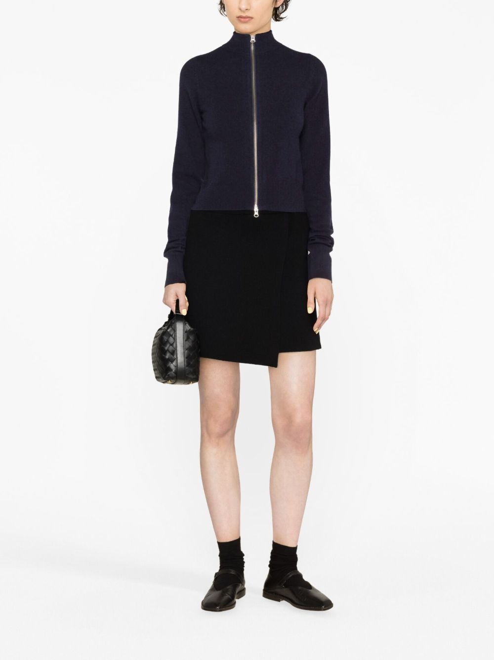 Lemon cashmere-blend cardigan - 2