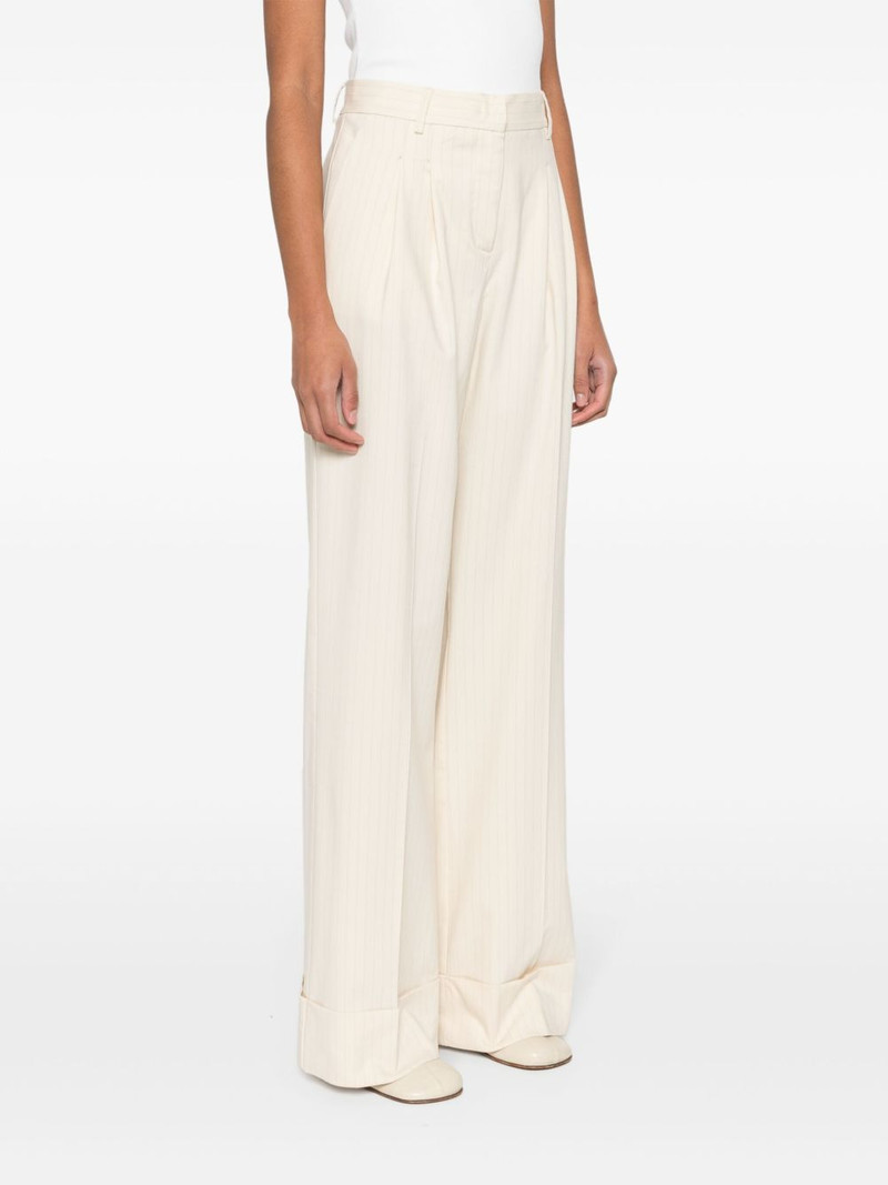 Nathaniel pinstripe wide-leg trousers 3