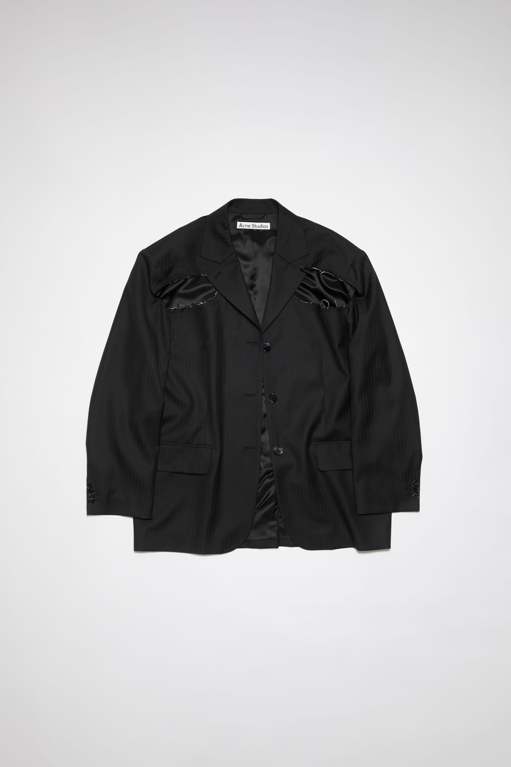 Relaxed fit suit jacket - Black - 7