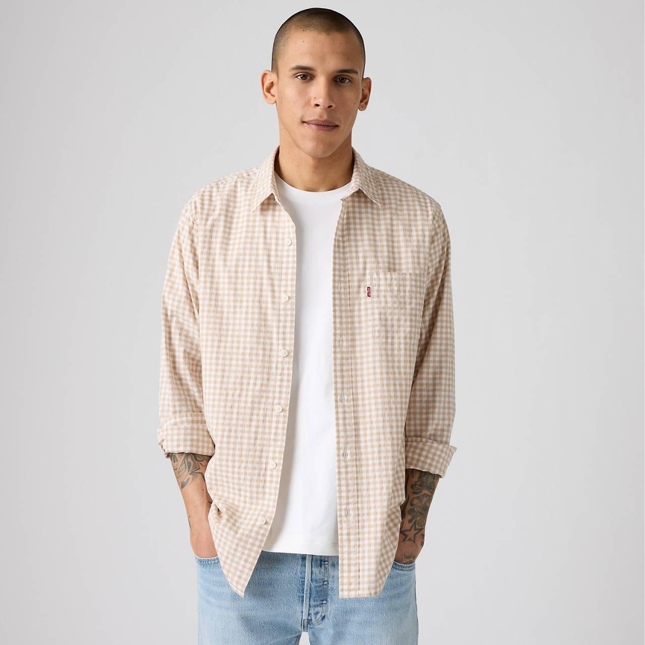CLASSIC ONE POCKET STANDARD FIT SHIRT - 3