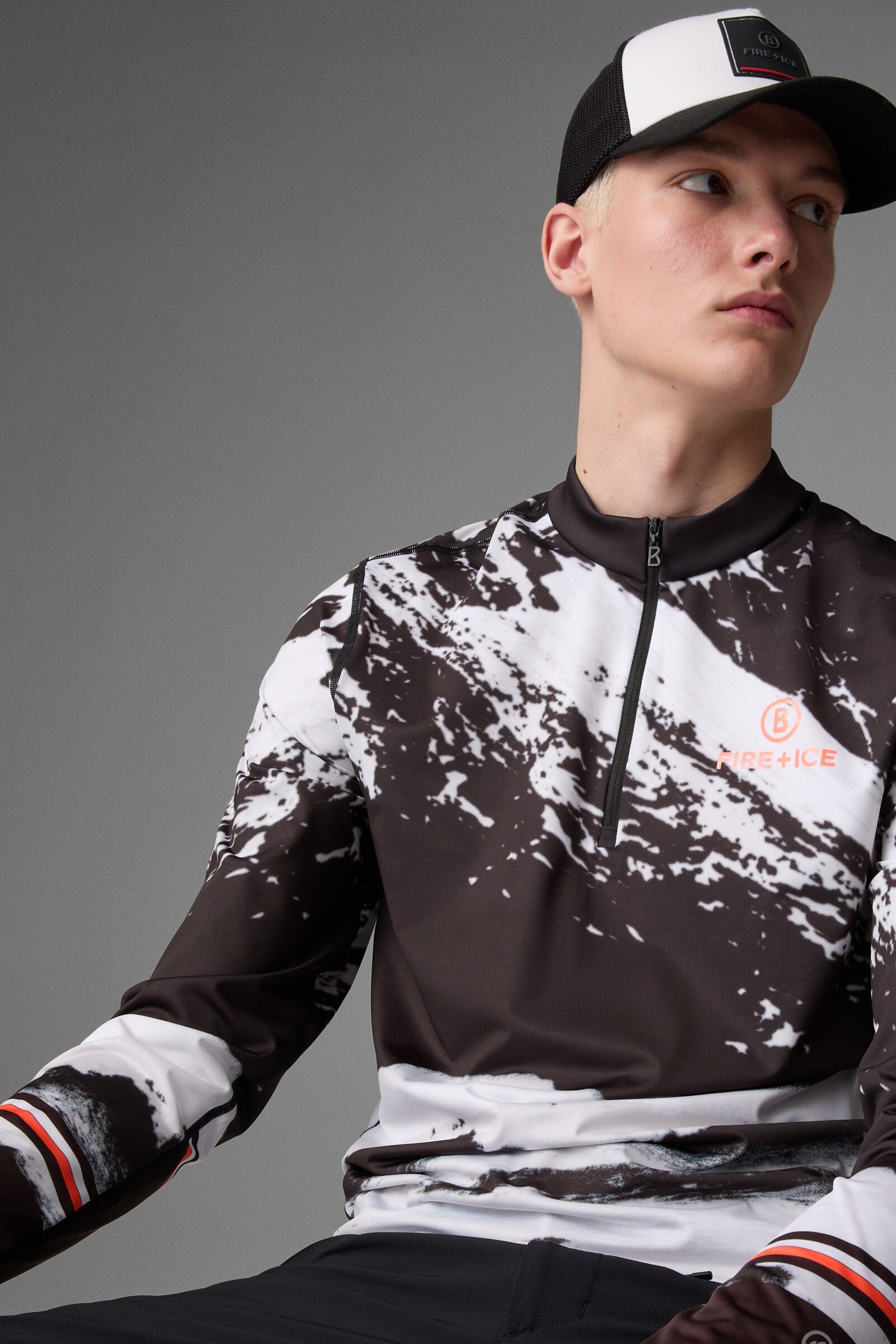 Pavo Functional shirt in Black/White - 4
