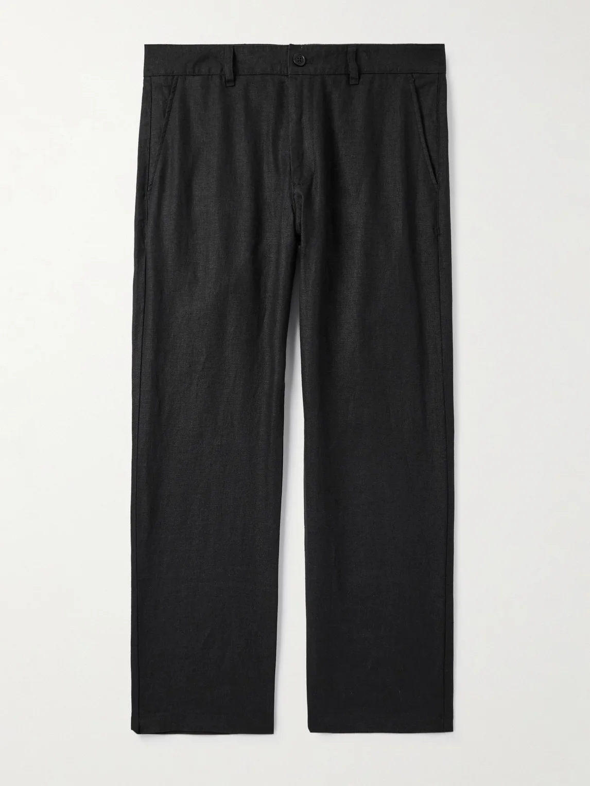Aden 1454 Straight-Leg Linen Suit Trousers - 1