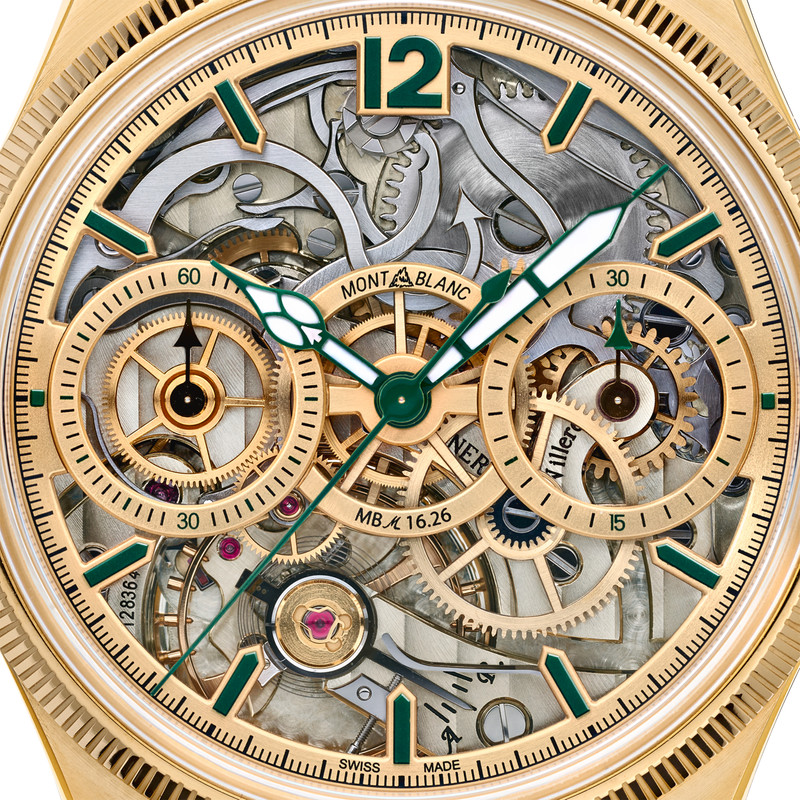 MONTBLANC 1858 THE UNVEILED SECRET MINERVA MONOPUSHER CHRONOGRAPH LIMITED EDITION - 18 PIECES 6