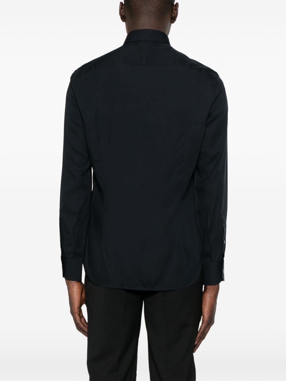 logo-patch shirt - 4