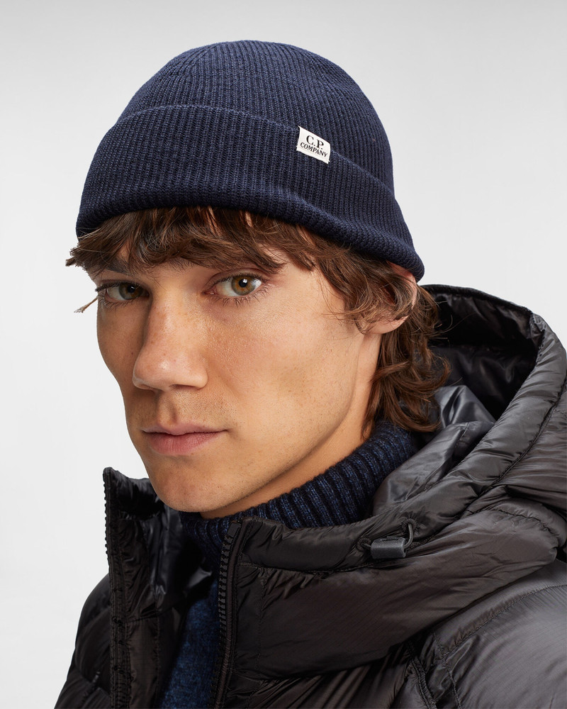 C.P. Company Re-Wool Short Beanie outlook