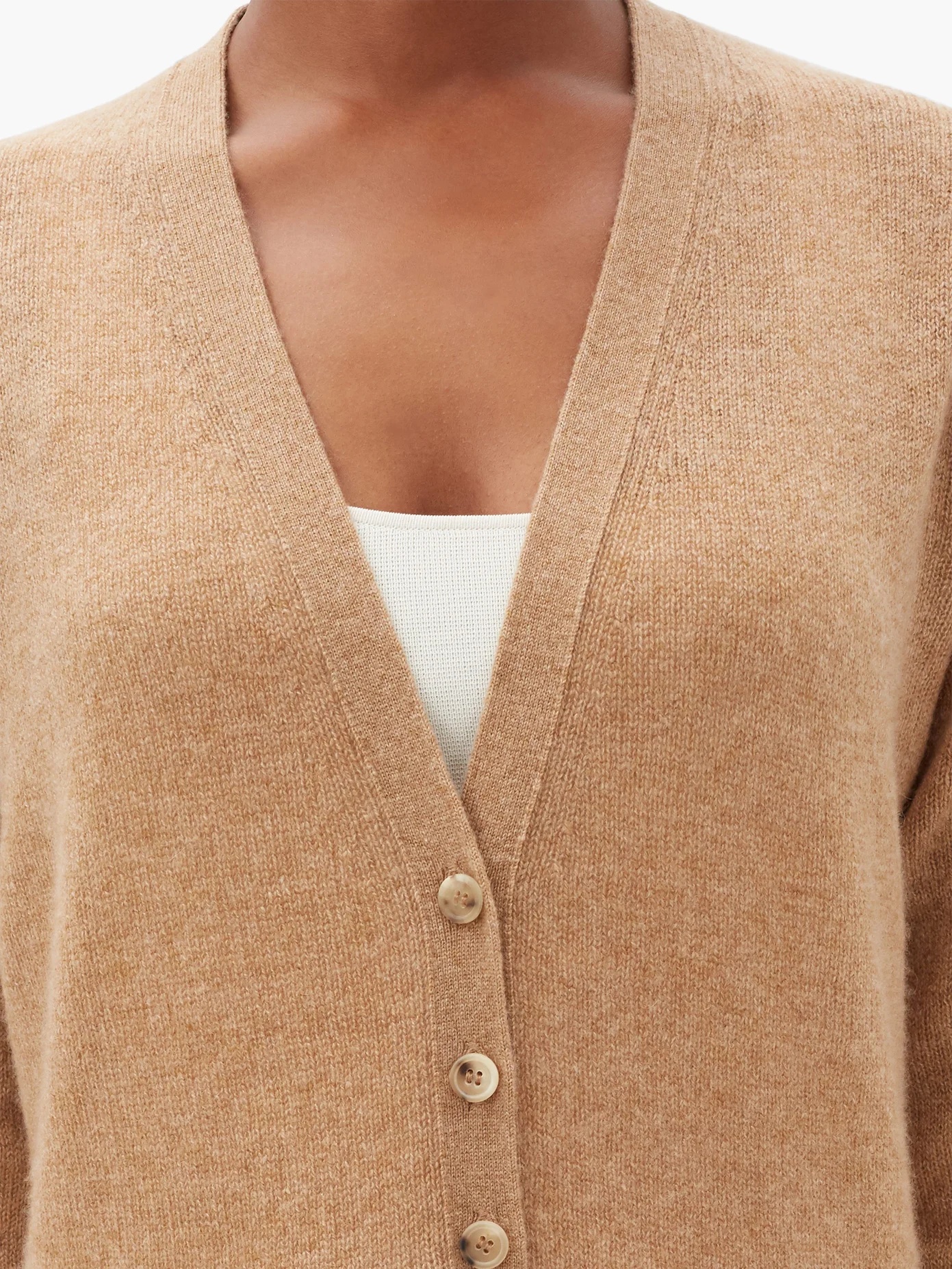 Amelia V-neck cashmere cardigan - 3