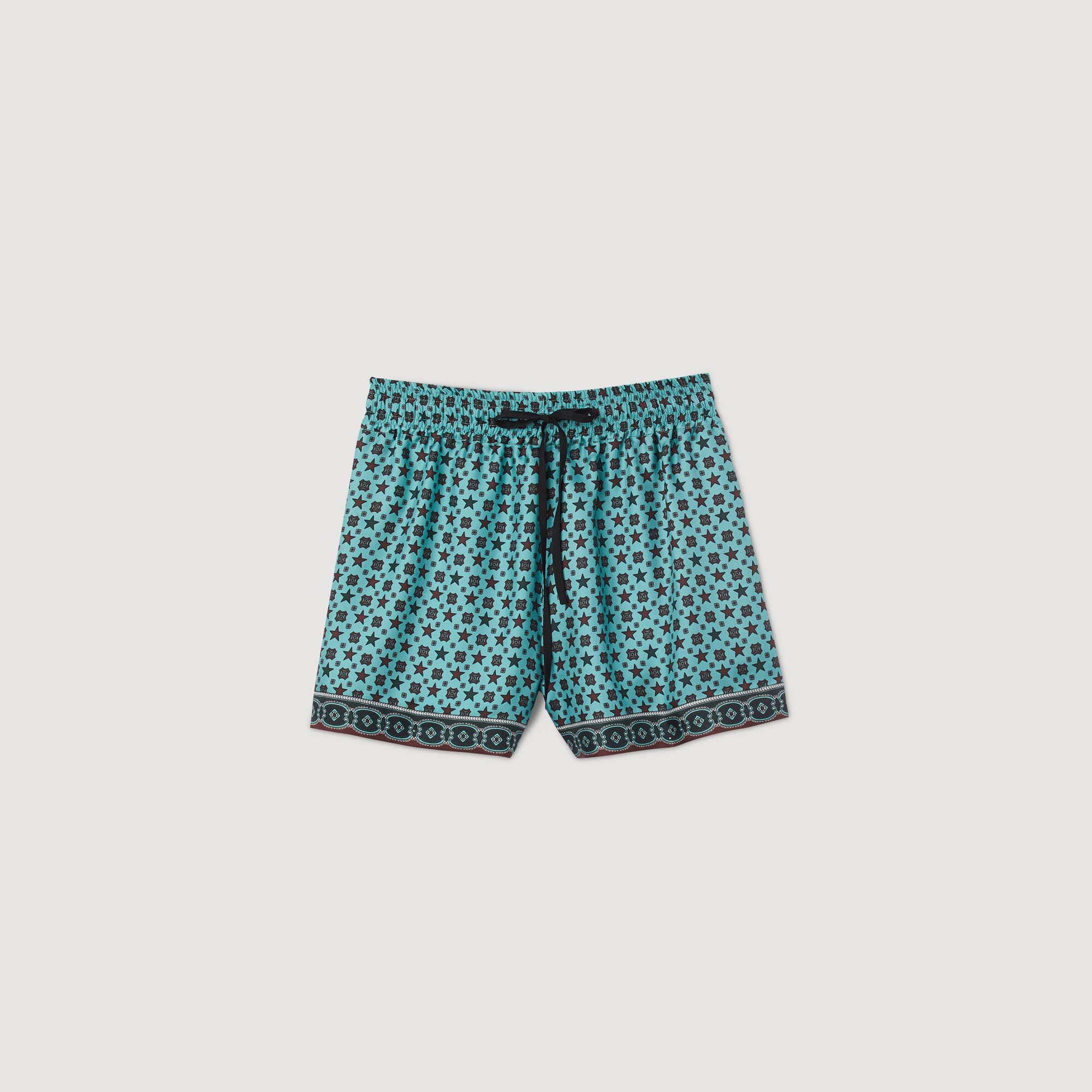 FLOATY PRINTED SHORTS - 1