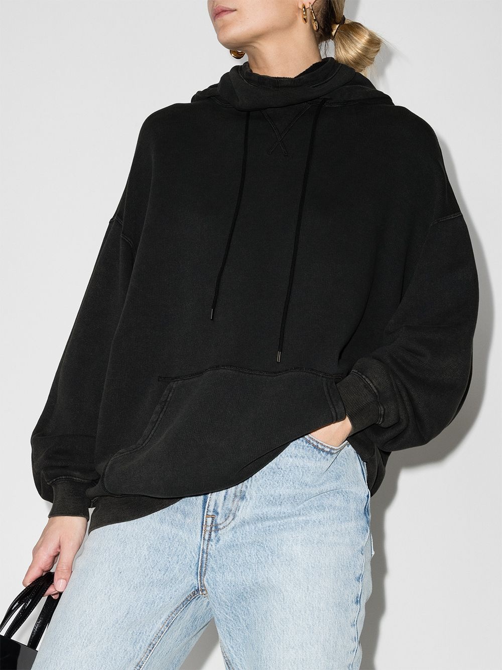 long-sleeve drawstring hoodie - 2