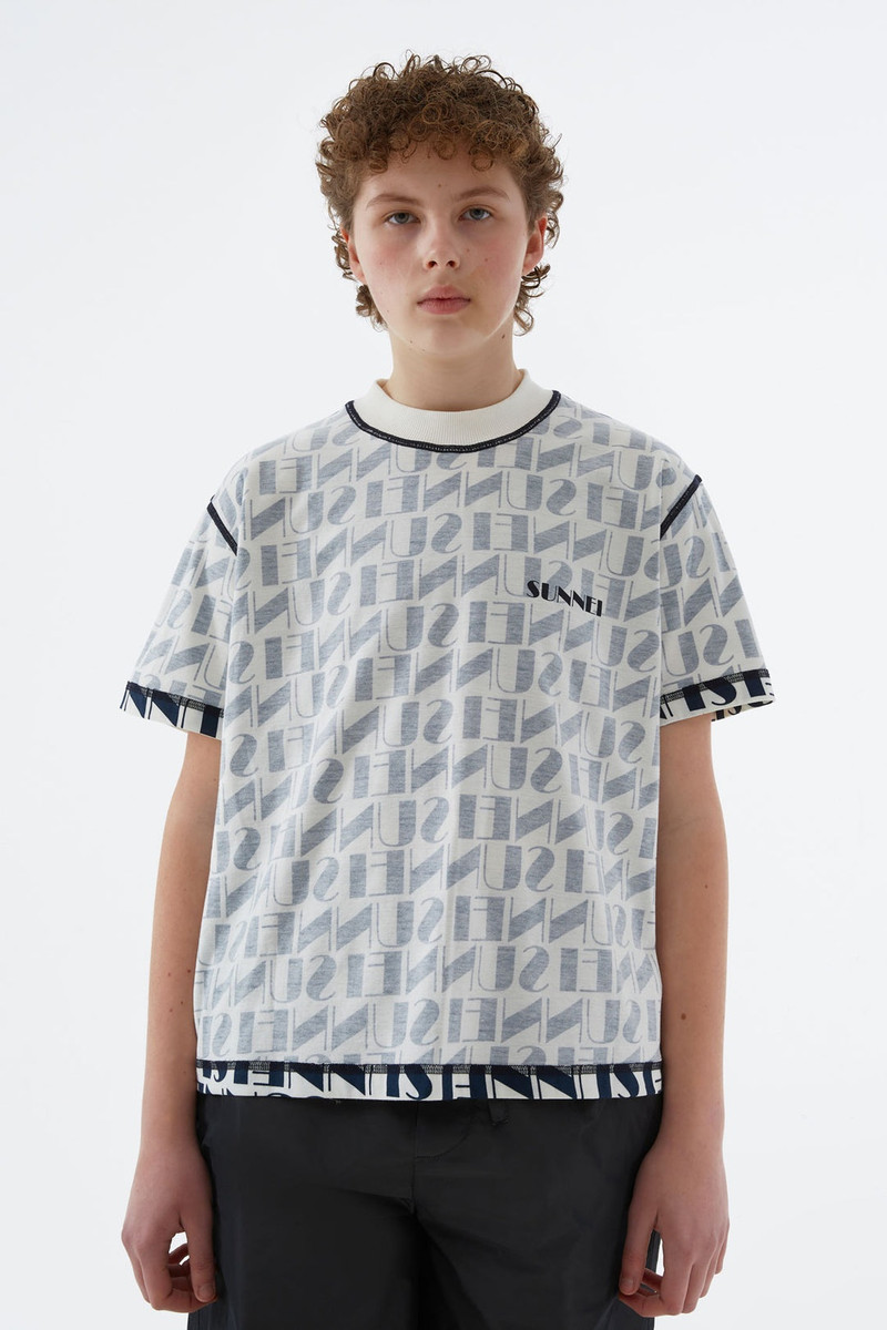 REVERSIBLE NAVY & WHITE LOGO T-SHIRT 4