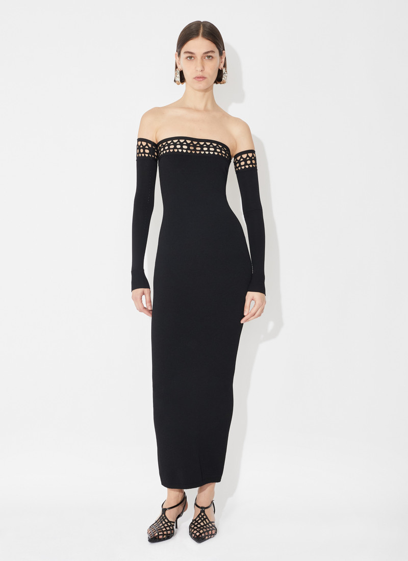 Alaïa VIENNE OFF-SHOULDER DRESS IN JERSEY outlook