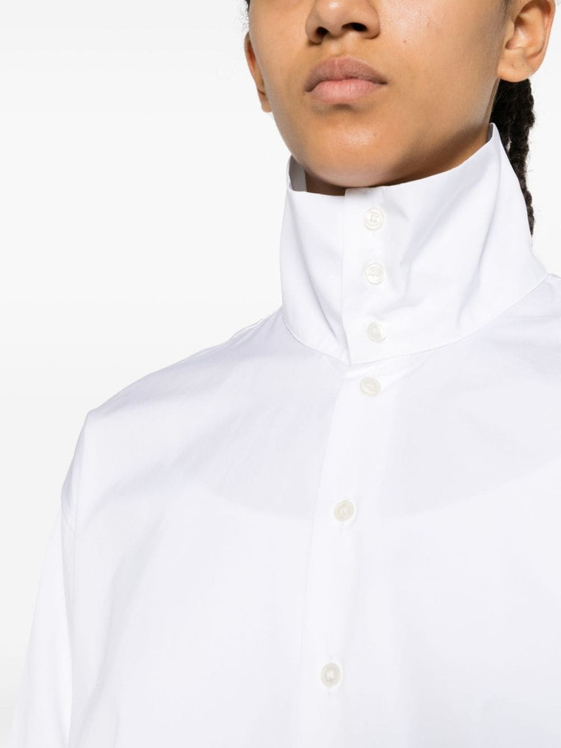 high-neck poplin shirt 5